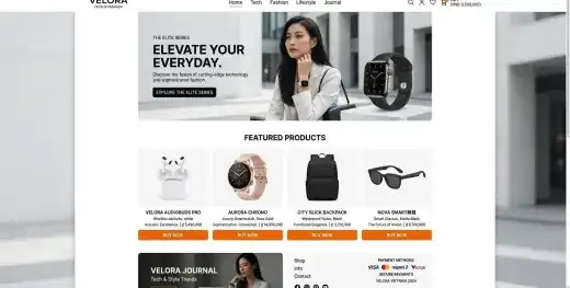 Giao diện Website Bán Hàng Chuyên Nghiệp WEB 247